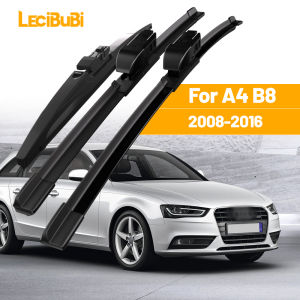 For Audi A4 B8 2008-2016 1set Front & Rear Windshield Wiper Blades Windscreen Wipers 2009 2010 2011 2012 2013 2014 2015