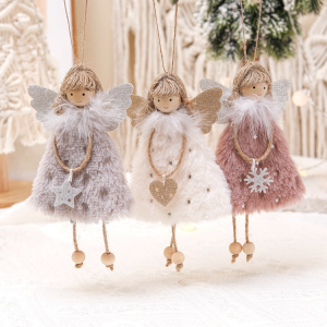Angel Girl Ornaments Christmas Ornaments Creative Doll Pendants Christmas Tree Hangings Christmas Decorations