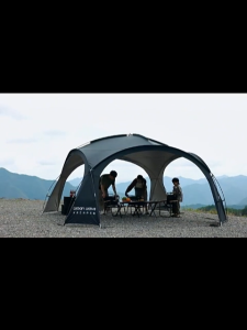 เต็นท์ เต้นท์สนาม พับเก็บได้ อัต กลางแจ้งป่า ป้องกันฝน ผ้าเคลือบสีเงินฟอร์ด Madfox Super UV ได้ 95% UPF50+ ขนาด 8-10 คน