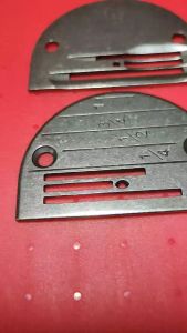 Tataban Mesin Jahit 3 Baris & Needle Plate Mesin Jahit Industri