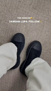 Free Box Sepatu Kanvas Bertali Wanita Sepatu Sneakers Kasual Perempuan Hak Tinggi Jaemin 02