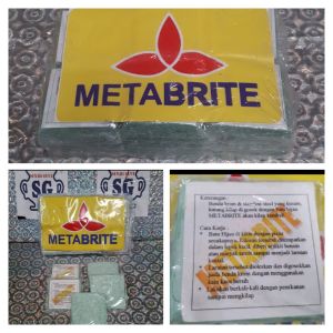 Batu Hijau Batu Gosok Bahan Stainlis Dan chrome