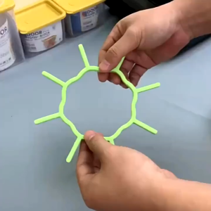 Heat Insulated Pad Expandable Silicone Octagon  Anti Scalding Cup