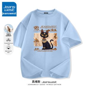 Jeanswest | Áo Thun Nam Dài Tay Cổ Tròn Thường Ngày Chất Liệu Cotton