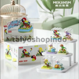 TAIYO Building Block Parrot Bird Burung Beo Hewan Animal Bricks Blok Puzzle Dekorasi Mainan Anak