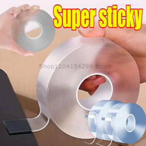 Double Contact Nano Tape Powerful Extra Strong Sided Adhesive for Kitchen and Bathroom Waterproof and Cleanable Tool