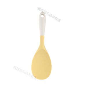 Silicone Cooking Spoon Egg Fry Pan Soup Ladle Turner Kitchen Utensils Heat Resistant Non Slip Hanging Pot Spatula