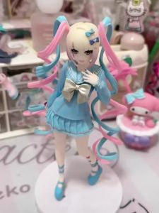 Bandai | 2 Kinds Needy Girl Overdose Anime Figure KAngel OMG kawaii Angel Action Figures Virtual Uploader PVC Collect Model Ornament Gift