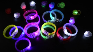 Flash Dance Bracelets Wristband LED Flashing Wrist Glow in The Dark t Party Supplies for Halloween Decoration