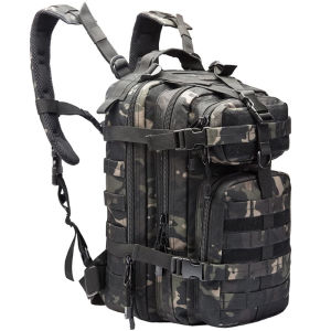Tactical Backpack 30L Large Capacity Outdoor Camping Hiking Traveling Mens Military Style Sports Equipment Bag