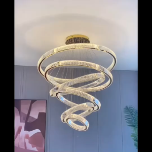 CT002A024 SOTMIA LUXURY CRYSTAL MODERN CHANDELIER แชนเดอเรีย โคมไฟเพดาน โคมระย้า โคมไฟระย้า โคมไฟระย้าโมเดิร์น แต่งห้อง โคมไฟระย้า โมเดิร์น - Lazada