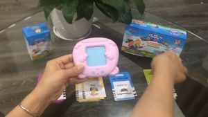 [Giao 2H]Máy đọc từ vựng Anh - Việt không sóng điện từ đồ chơi thông minh thẻ flashcard Tiếng Anh 224 từ vựngMáy đọc thẻ song ngữ Flashcard Thẻ Học Thông Minh Cho Bé Sankid