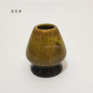 Japanese Style Tea Ceremony Accessories Matcha Whisk Stand Kiln Glaze Change Matcha Brush Fixer Song Dynasty Tea Set