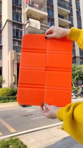 Folding Anti-Moisture Mat Outdoor Portable Insulation Anti-Moisture Mat Hiking Seat Mat Xpe Foam Moisture-Proof Butt Mat