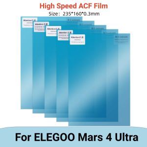 5Pcs 7 Inch ACF Film 235x160mm for ELEGOO Mars 5 Ultra 4 Ultra Mars 4 0.3mm UV Resin 3D Printers Release Films ACF Sheet LCD SLA