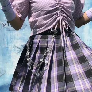 1Pc Belt Female Cool Ins Wind Pants Chain Jk Uniform Belt Pants Chain Accessories Hip-hop Ornaments Waist Punk Chain