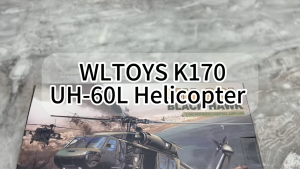 Wltoys Black Hawk เฮลิคอปเตอร์ K170 UH-60L 2.4G 4CH หกแกน Gyroscopic มอเตอร์ไร้แปรงทหารสีเขียว RC เฮลิคอปเตอร์ RC เครื่องบิน🚚