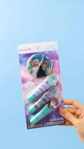 Disney Frozen เซ็ทลิปกลอสเด็ก พร้อมกระจก ลิขสิทธ์แท้ ปลอดสารพิษ ตรงกับเกม | Children Non-Toxic Lip Gloss with Small Mirror - Disney Frozen Set