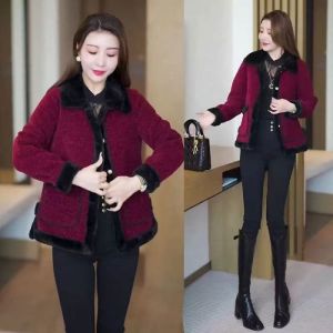 HUAXUNRAN | Winter Woolen Fleece Lined Jacket for Women