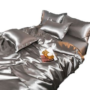 Summer Ice Silk Cooling Quilt Cover: A Pure Cotton Washable Air Conditioned Bedding Set