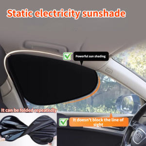 Car Window Sunshade Static Cling Heat Shield UV Block Privacy Curtain Side Glass Interior Travel