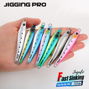 JIGGING PRO Jugulo Jig 22g 32g 42g 52g Micro Fast Sinking Fishing Lure Long Casting Metal Jigs Shore Jigging Lure