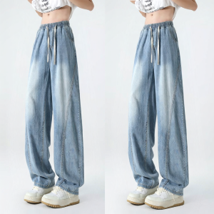 FINGERCROXX | Mens Lightweight Summer Jeans Wide Leg Flowy
