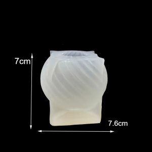 Christmas Tree Ball Candle Resin Silicone Mould - Reusable Round Craft Mould for DIY Holiday Decor Jewelry Making Handmade Gifts