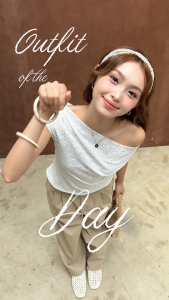 Quần tây dài nữ phối ren viền gấu thời trang Surina Miều Est.2013