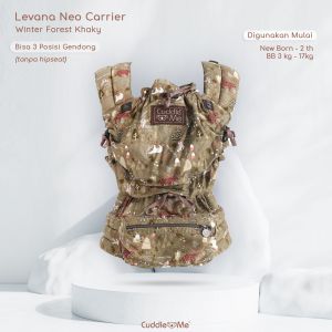 CUDDLEME LEVANA AIR LEVANA CARRIER Gendongan Bayi Depan Ssc M shape Samping Newborn