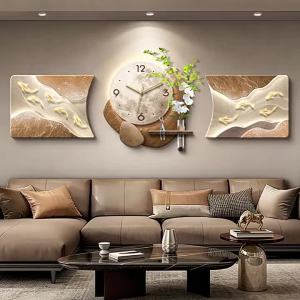 RUIBAHAO | Luxurious 3D Clock Wall Art