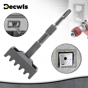 86-type Wire Box Socket Puncher 2-In-1 Electrician Slotting Tool For Electric Hammer/Electric Pick Home Square Hole Opener