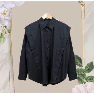 Kemeja Linen Wanita Oversize Atasan Wanita Modern