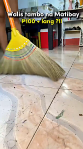 JFAST Walis Tambo 8 Nails Durable Broom Detachable Broom Head Floor Sweeper Multiple Household Use