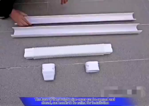 3x2.5inches - Pvc Molding Wall Hole For 1hp -3hp Cladding For Aircon