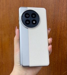 เคสพลาสติกหนังต่อกันแบบแข็งสำหรับ OnePlus 13เคสครอบโทรศัพท์