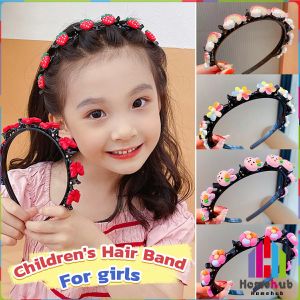 Homehub Children’s Braided Hair Band Korean Style Headdress Press Hair Clip