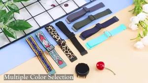 Adjustable Nylon Bracelet Strap For Samsung Galaxy watch 5/pro/4/Classic/3/Active 2/46mm/42mm/ Gear S3 Huawei GT band 20mm/22mm