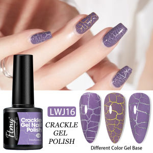 FTMY Single Pack Crackle Gel Nail Polish textured crackle effect/LED gel nail polish specially designed for DIY creative nail