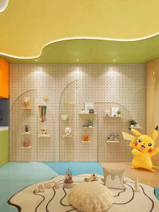 Puang | Real Wood Holes Wall Panel Display and Storage