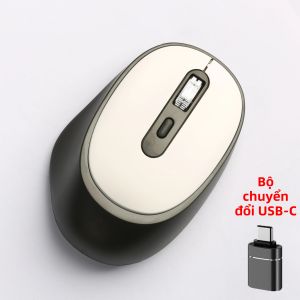 Chuột Không Dây 2.4G Di Động Thiết Kế Công Thái Học Quang Học Dành Cho Laptop PC MacBook - Điều Chỉnh Được Mức DPI Giao Diện USB 1600 Tương Thích Với Windows & MAC