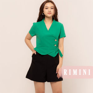RIMINI - Romper Wanita Celana Pendek Casual Lengan Pendek Size XS-XL - Ileana Jumpsuit 5240008-1