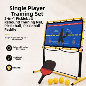 2 in 1 Portable Indoor Outdoor Practice Rebounder Net