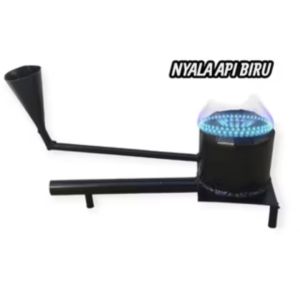 kompor oli nyala api biru