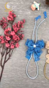 Part 6 Tali Strap Kalung Masker Hijab Jilbab Kerudung Pita Besar Korean Style Model Pita Ribbon Renda New Style Baru Modern