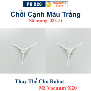 Phụ Kiện Thay Thế Robot Mi Vacuum X20/ Chổi Lăn Chính Chổi Cạnh Trắng Bộ Lọc Hepa Giẻ Lau Tròn Thay Thế
