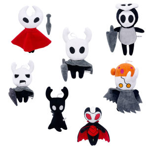 Cartoon Game Hollow Knight Plush Toy Hollow Knight Cosplay Group Figure Plush Doll Toy Fans Gift Party Desk Decoration