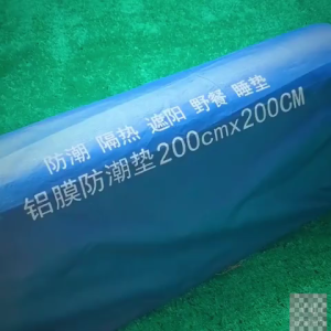 Double Sided Aluminum Foil Waterproof Outdoor Camping Hiking Beach Picnic Sleeping Blanket Mat Pad