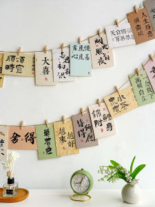 Jute Rope Clip Wall Decorations Bedroom Living Room Photo Wall Organizer Wood Material Miscellaneous Home Decor Accessories