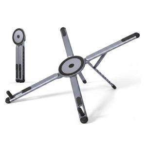 4-in-1 Foldable Magnetic Phone Holder Adjustable Laptop Stand for iPhone iPad MacBook Tablet Multifunctional Portable Tripod